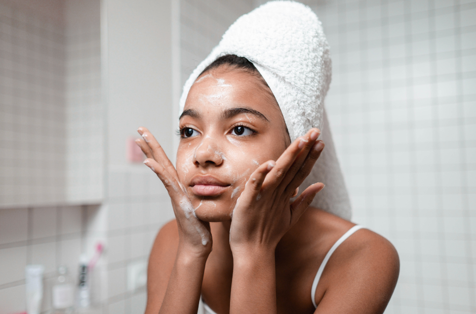 Clean girl aesthetic skin care